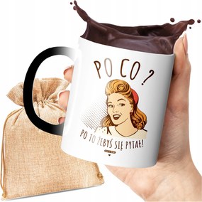 Varázsbögre Nyomott Mintával, Hogy Kérdezd Vicces Szövegek Van Nyomott Minta