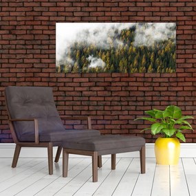 Egy erdő képe a felhők között (120x50 cm)