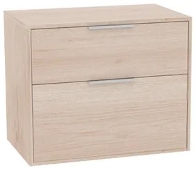 Roca Optica fürdőszobaszekrény mosdó nélkül 78,5x56,5x45,5 cm világos tölgy OPTDESK802ZJ