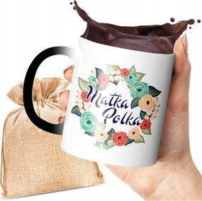 Mágikus Bögre Anya Pöttyös Virágos Növényi Nyomtatás Anyák Napja