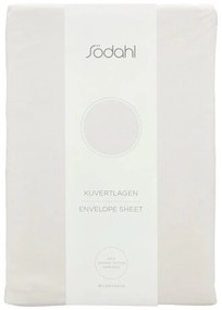 Fehér gumis pamut lepedő 140x200 cm Calm – Södahl