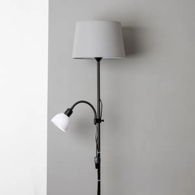 Brilagi - CERIA állólámpa 1xE27/100W/230V + 1xE14/25W fekete/szürke