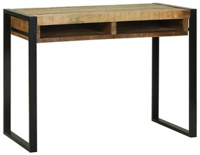 Sminktükör asztal 100x50x75 cm Tömör durva mangófából