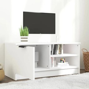 fehér szerelt fa TV-szekrény 80 x 35 x 36,5 cm