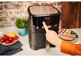 Tefal - Forró levegős sütő 4,2 l EASY FRY&amp;GRILL 2in1 1550W/230V fekete