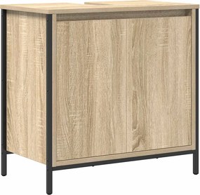vidaXL tölgy színű mosdószekrény fiókokkal 60x34,5x60 cm