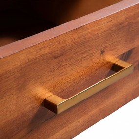 tömör akácfa dohányzóasztal 90 x 50 x 40 cm