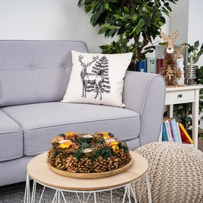 4Home Woodland Stag párnahuzat, 45 x 45 cm