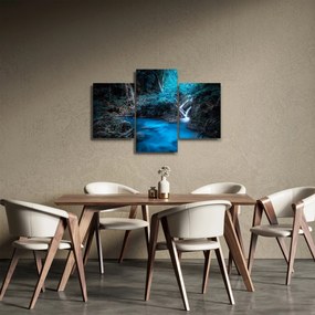 Kép - Varázslatos éjszaka egy trópusi erdőben (90x60 cm)