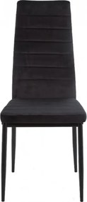 Coleta Nova bársony szék Fekete - 1 db