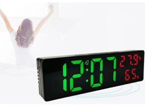 Digitális Falióra Asztali Ébresztőóra Páratartalom Hőmérő ds3818l