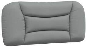 világosszürke szövet fejtámla párna 80 cm