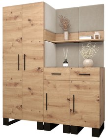 Előszobabútor Amanda 7 (artisan tölgy + bézs). 1085911