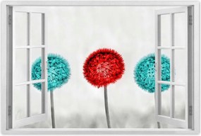 Poszterek 60x40 Piros pitypang