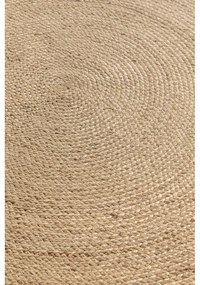 Natúr színű kétoldalas kerek juta szőnyeg ø 100 cm Braided Ivory – Hanse Home