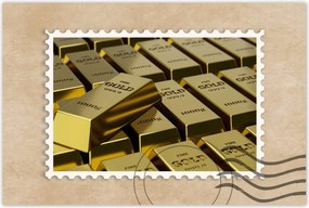 Poszterek 60x40 Arany rúd arany 1000g