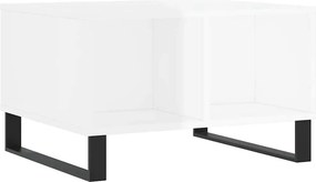 vidaXL magasfényű fehér szerelt fa dohányzóasztal 60 x 50 x 36,5 cm
