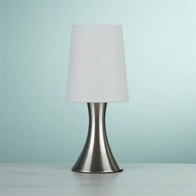 Searchlight EU3922SS - Asztali lámpa TOUCH 1xE14/40W/230V