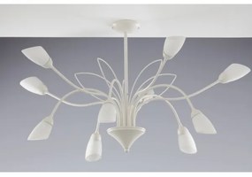 Jupiter 2061 - Rúdon függő csillár GLORIOSA 10xG9/14W/230V krémszínű