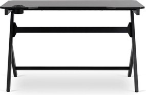Gaming íróasztal 120 cm méretben, fekete kivitelben BLECK