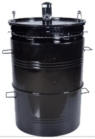 PRAKTIKER FASZENES GRILL DOB 59X52X109 CM 4IN1 ACÉL