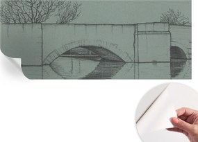 Öntapadós Dekoratív Fotótapéta Hálószobába Íves híd 250x104 cm