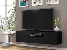 TV asztal/szekrény Aurora (matt fekete). 1057693
