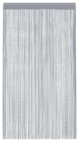 2 db világosszürke zsinórfüggöny 100 x 250 cm