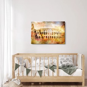 Kép - Digitális festészet, Colosseum, Róma, Olaszország (90x60 cm)