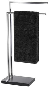 WENKO 20461100 - NOBLE törölközőtartó 45,5x82 cm króm/fekete