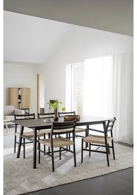 Natúr színű-sötétbarna étkezőszék szett 2 db-os Harlan – Rowico