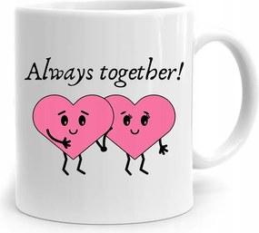 Ajándék Bögre Lányoknak Always Together! fényképes nyomattal