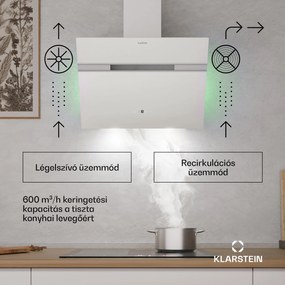 Klarstein Alina páraelszívó, 60 cm, Okos, 600 m³/h, Csendes, EEK A