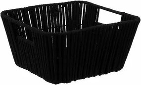 Manille tárolókosár 31x15cm fekete