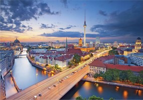 Fotótapéta Berlin Spree építészet panoráma torony 350x250 +ragasztó