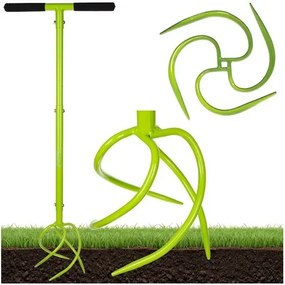 Ruční zahradní kultivátor pro kypření a provzdušňování půdy