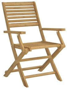8 db összecsukható tömör akácfa kerti szék 54,5x61,5x86,5 cm