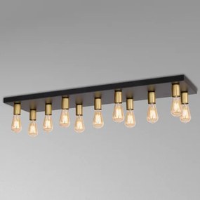 Spotlámpa FILO 11xE27/60W/230V fekete/arany