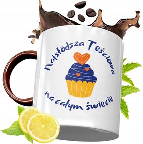 Bordó Bögre Anyósnak Születésnapra Ajándék fényképes nyomattal