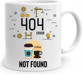 Informatikai Programozó Bögre Coffe Not Found fényképes nyomtatással
