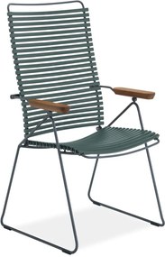 Click állítható szék, sötétzöld