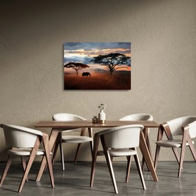 Kép - Serengeti Nemzeti Park, Tanzánia, Afrika (üvegen) (70x50 cm)