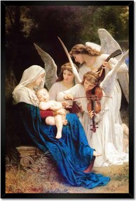 Poszterek keretben 40x60 Bouguereau Song of Angels