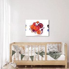Színes körök képe (70x50 cm)