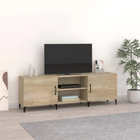 Sonoma tölgy színű szerelt fa tv-szekrény 150 x 30 x 50 cm