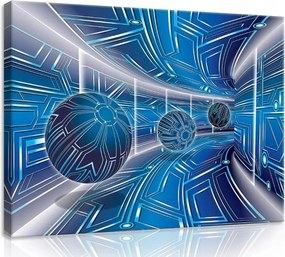 Vászonkép 80x60 Geometrikus alagút Absztrakt a modern belső térhez