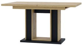 Étkezőasztal Farug (artisan + fekete) (6-8 fő részére). Akció -17%. 1055168