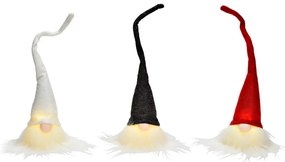 LED függő törpe GNOME 26 cm - több színben Szín: Fekete