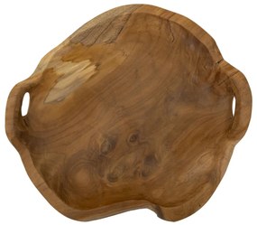 Tálca wahan teak 42x36x7cm