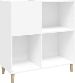 vidaXL fehér szerelt fa hanglemezszekrény 84,5 x 38 x 89 cm